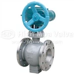 API Flange V Port Ball Valve